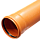 Трубы наружной канализации (рыжие)